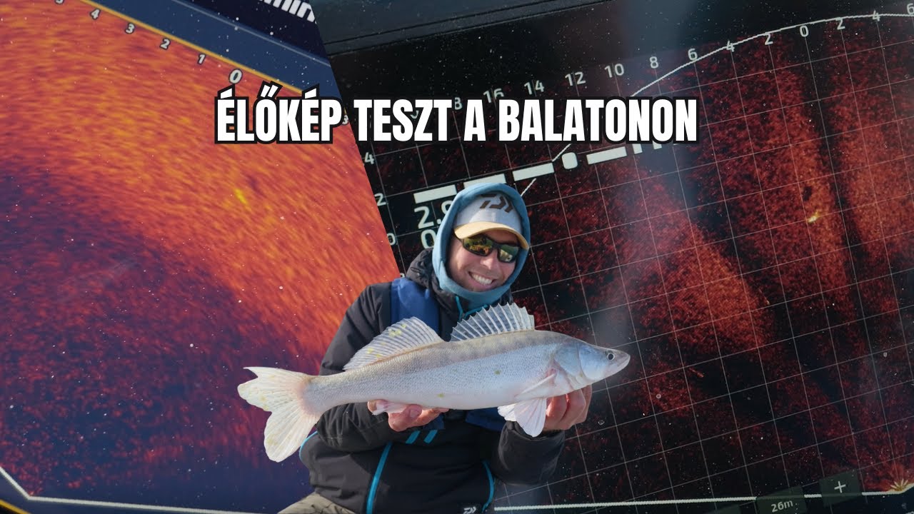 Humminbird MEGA Live 2 teszt a Balatonon a Garmin LiveScope-ja mellett │ Így könnyű pecázni?!