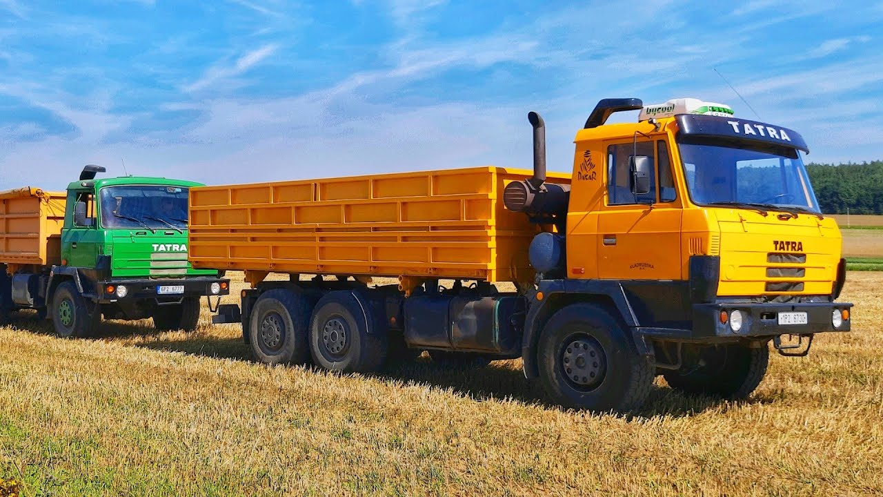 Žně 2022 | 4x Tatra | AgroSlužby Ležák | Claas Lexion 795 | NH CR 9.80 | Kladrubská a.s.