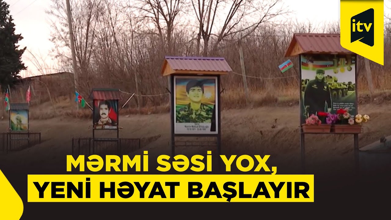 Artıq barıt qoxusu gəlməyən, mərmi səsi eşidilməyən, səngər olmayan Əlibəyli kəndi