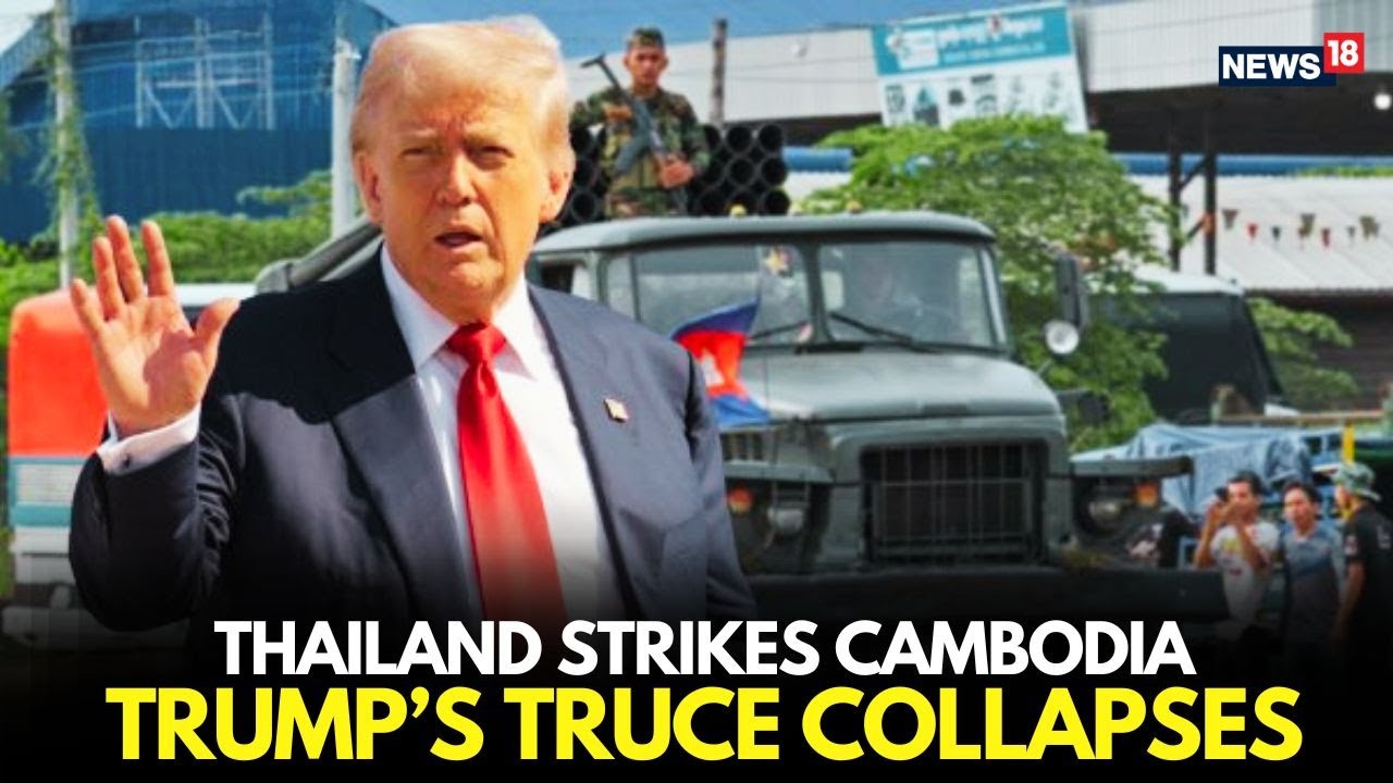 Thailand STRIKES Cambodia as Trump&rsquo;s Truce COLLAPSES | Border War Erupts After Ceasefire Fails