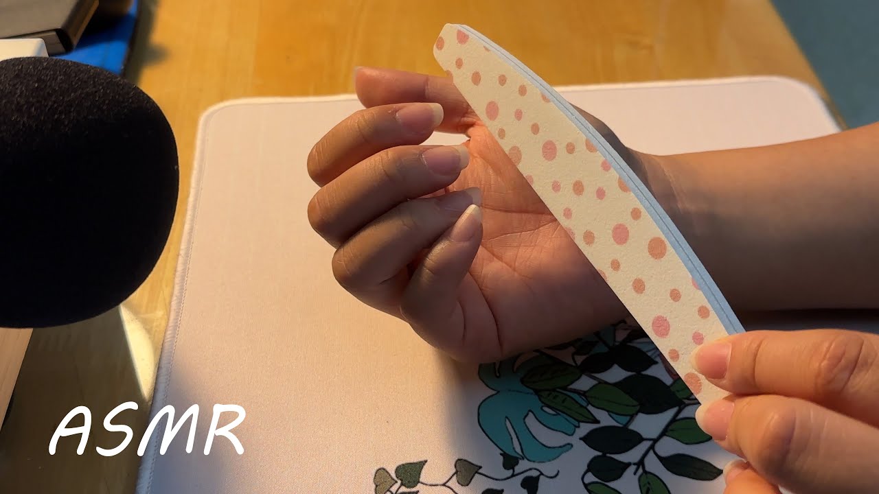 ASMR Nail Filing and Buffing to Melt Away Stress