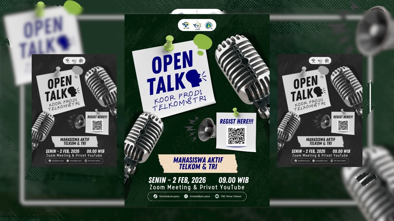 3 OPEN TALK 2 2026 - D3 & D4, PJJ  TEKNIK TELEKOMUNIKASI