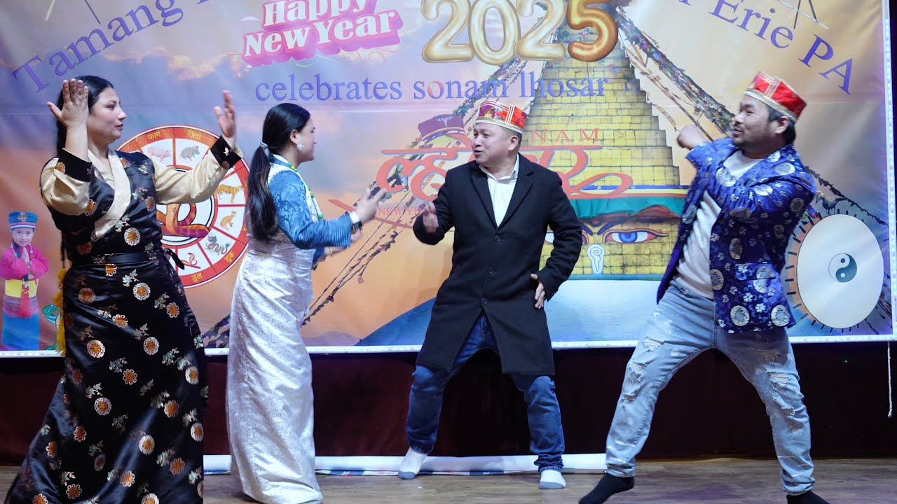Nepali dance cover by Aita, Lal maya, Suk, and Bibek. ( ERIE TAMANG GUMBA)
