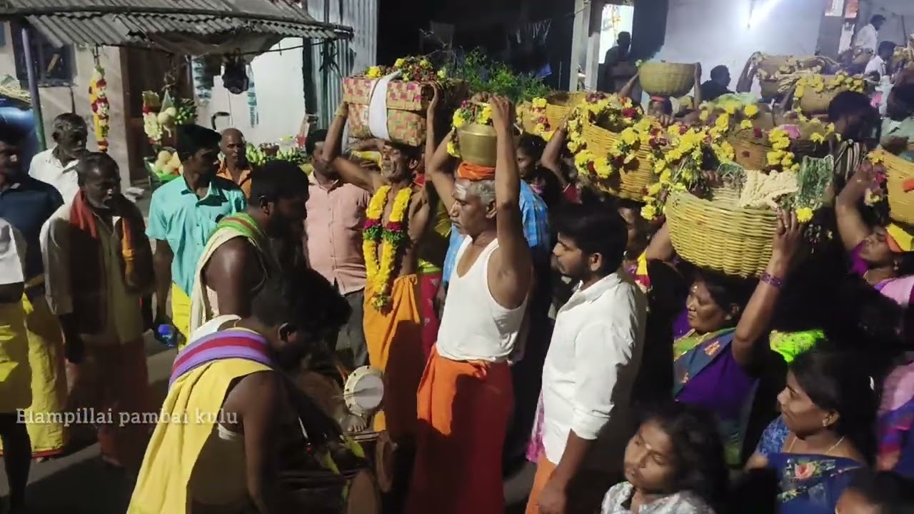 நல்லனம்பட்டி பெரியாண்டிச்சி அம்மன் பூஜை கூடை / #elampillaipambaikulu #pambaivideo #pambai 