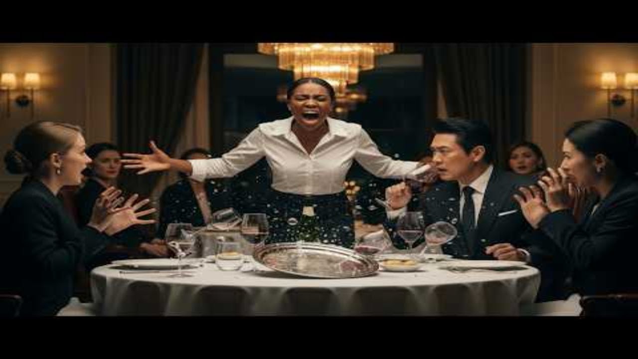 Black Waitress Cursed Loudly on Purpose—The Korean Mafia Boss Realized the Warning—Nobody Else Did
