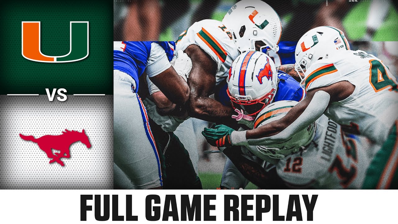 Miami vs SMU Full Game Replay | 2025 ACC Football