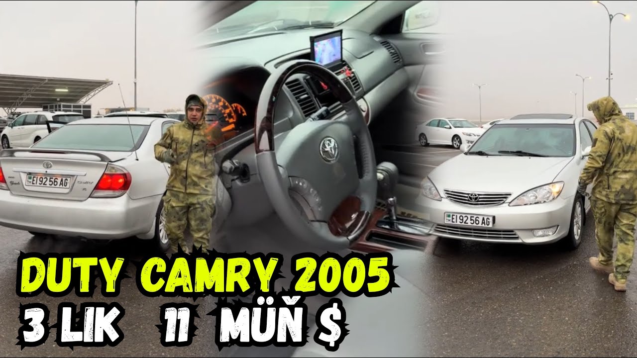 Duty Camry 2005 Ýyl 3 lik Polny Full Çykdaýjy Ýok Bahasyna Degýän Maşyn
