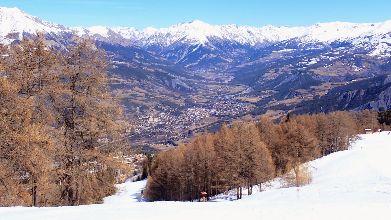 Skier à la Foux d'Allos 
