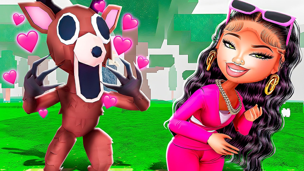 STUCK WITH A DEER IN 99 NIGHTS IN THE FOREST.. (Roblox)
