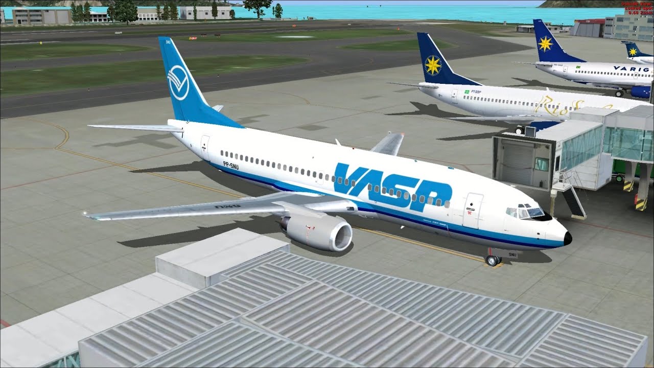[FSX] Boeing 737-300 VASP | Rio de Janeiro (SDU) - São Paulo (GRU)