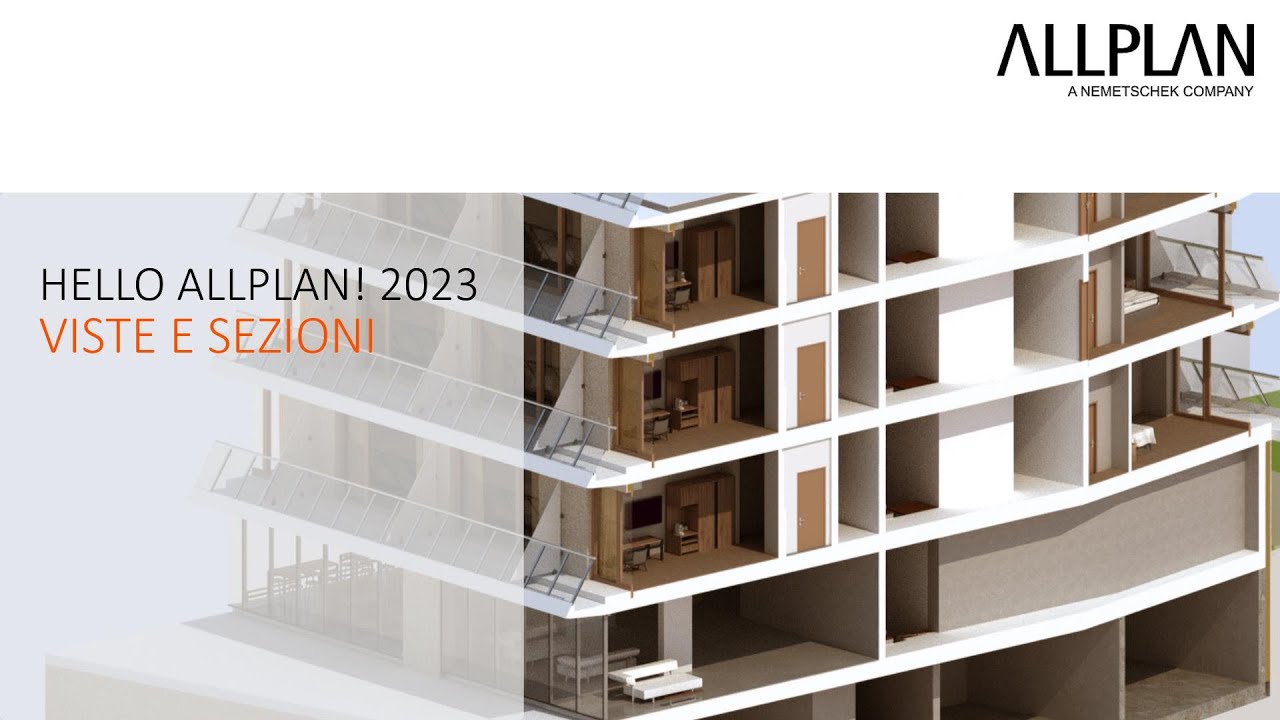 Hello Allplan 2023- Viste e Sezioni