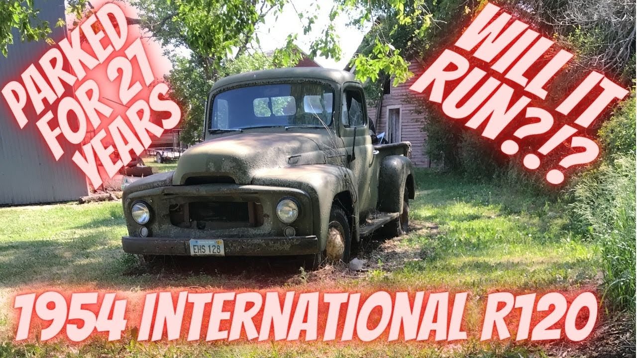 Abandoned 1954 International R120 Farm Truck! Parked for 27 years! Will it Run?!?