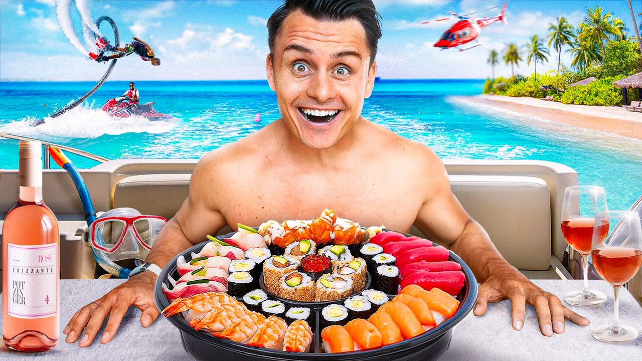 50 Stunden auf der TEUERSTEN Insel Europas 🛥️🍱