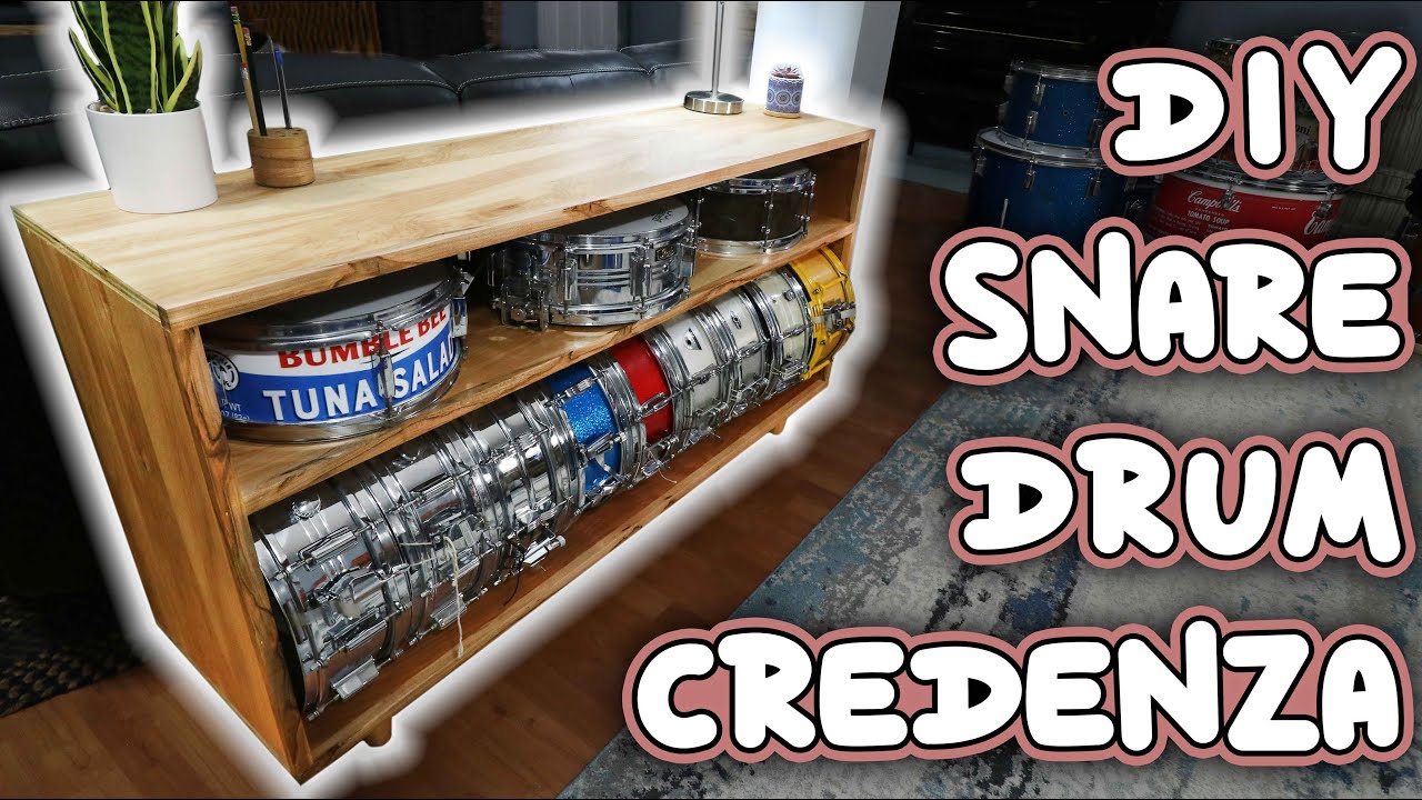 Building a Credenza For All My Snares - DIY Drum Furniture