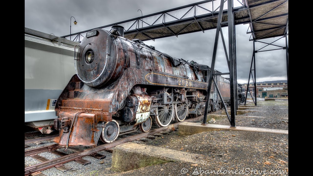 Urban Exploration: ABANDONED Looking Old Steam Trains and Coaches