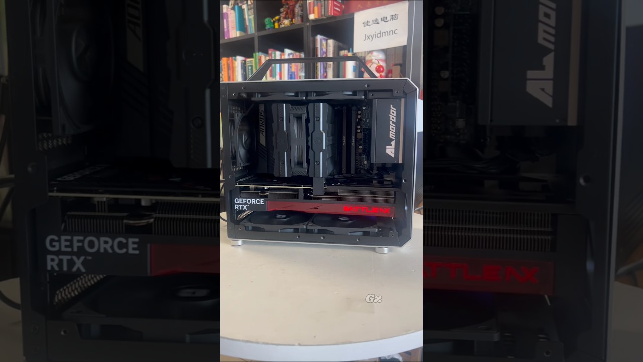 Tiny 🤏 Micro ATX mini PC BUILD With AMD R7 9700X & RTX 5060Ti 😉 #pcbuild #gamingpc #pc #gaming