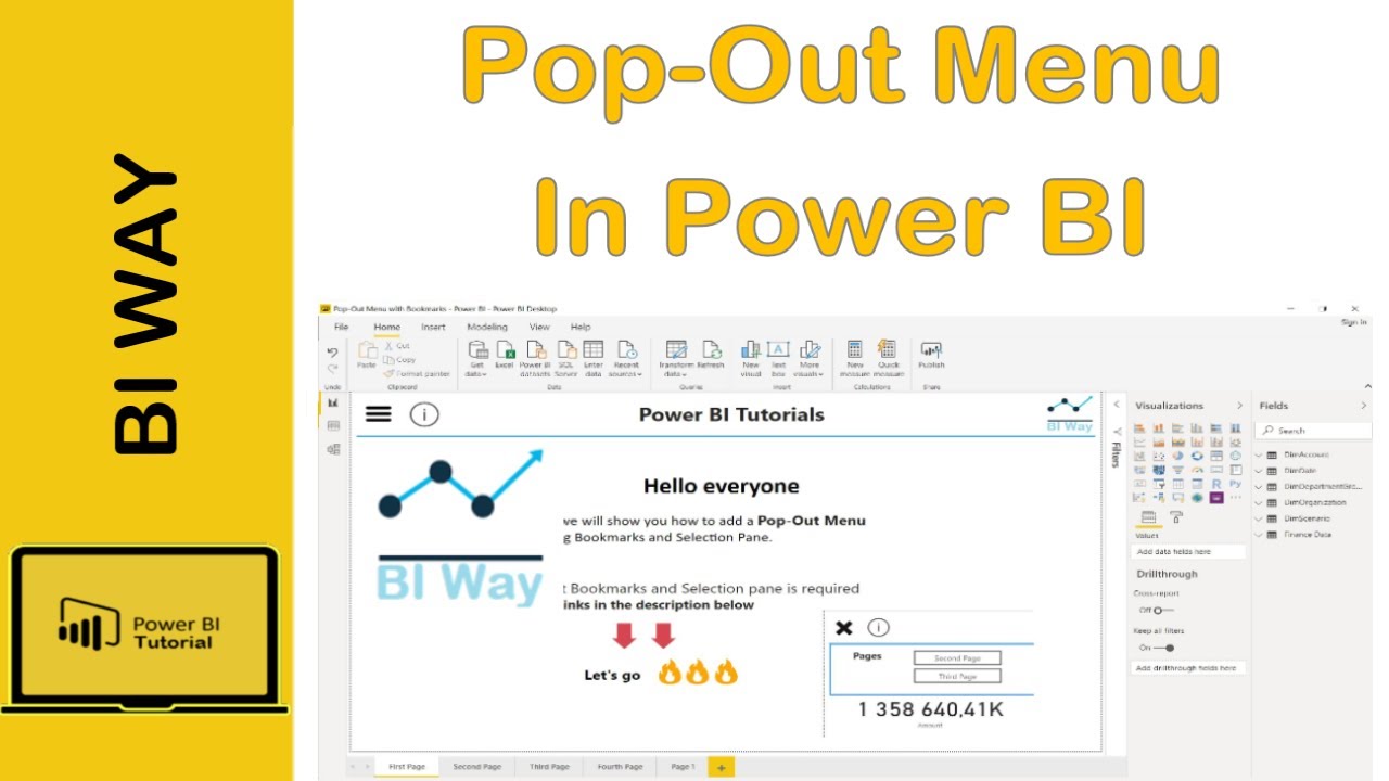 Pop Out Menu in Power BI