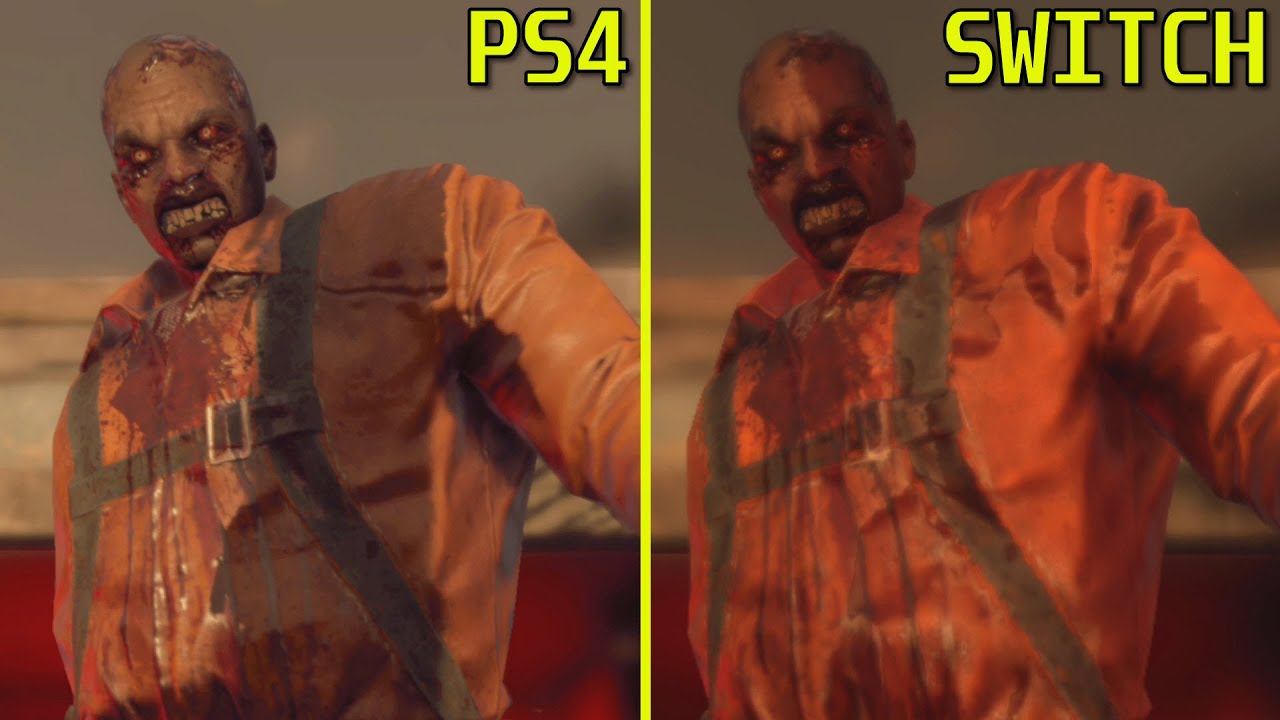 Dying Light Nintendo Switch vs PS4 Graphics Comparison Frame Rate Test