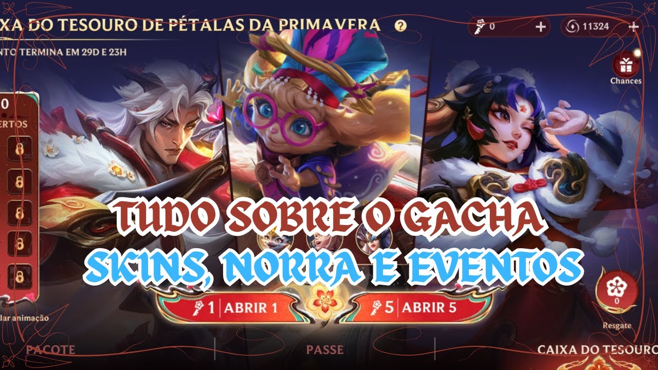 Evento Pétalas da primavera e lançamento da Norra - Wild Rift