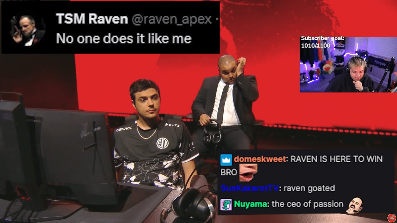 meanwhile TSM Raven returns to London ALGS with the final BOSS vibes.. 🤣
