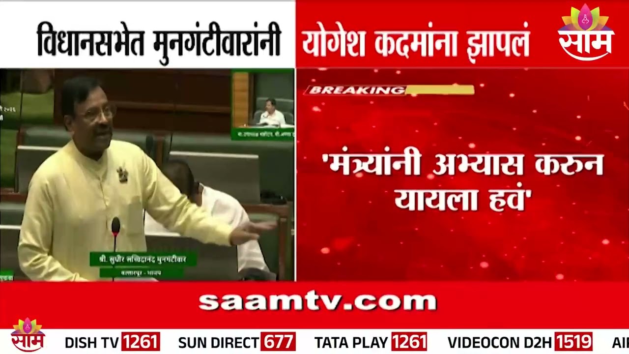 'मंत्र्यांनी अभ्यास करून यायला हवं', मुनगंटीवार नेमकं काय म्हणाले? | Maharashtra Politics