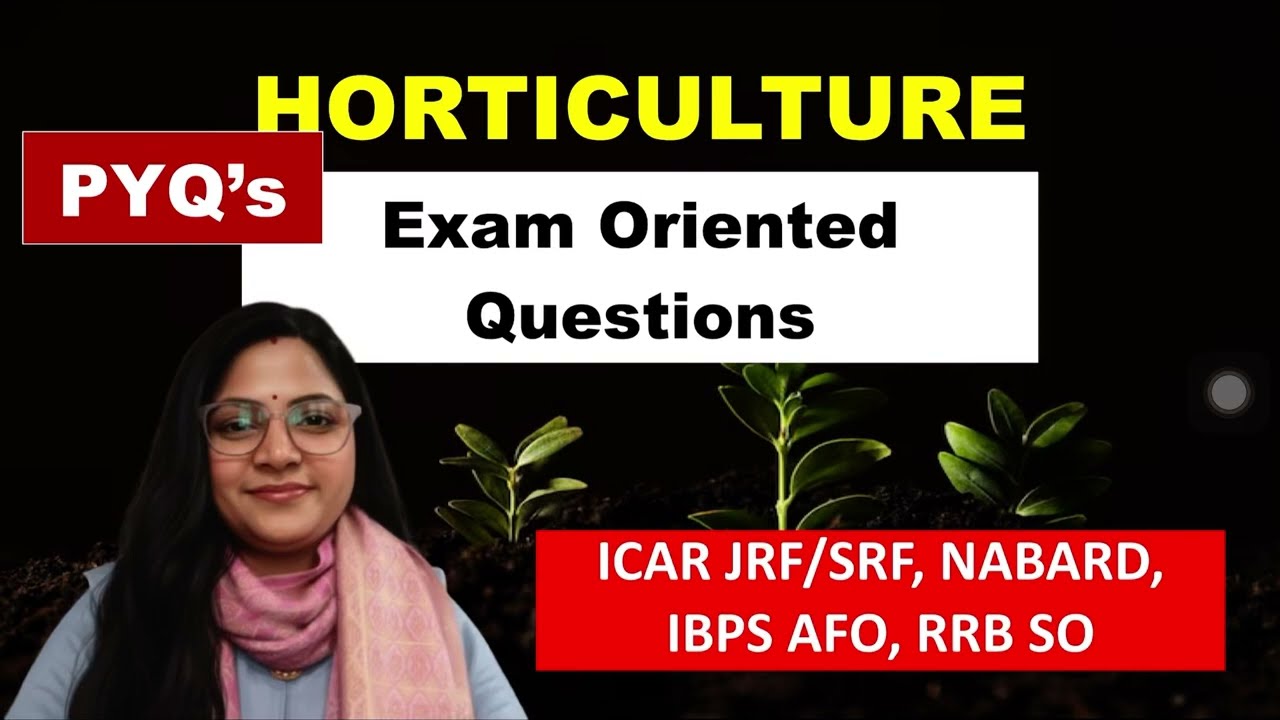 PREVIOUS YEAR QUESTIONS | MCQ  | Fruit Science #agriculture @kanikaawasthi6124 