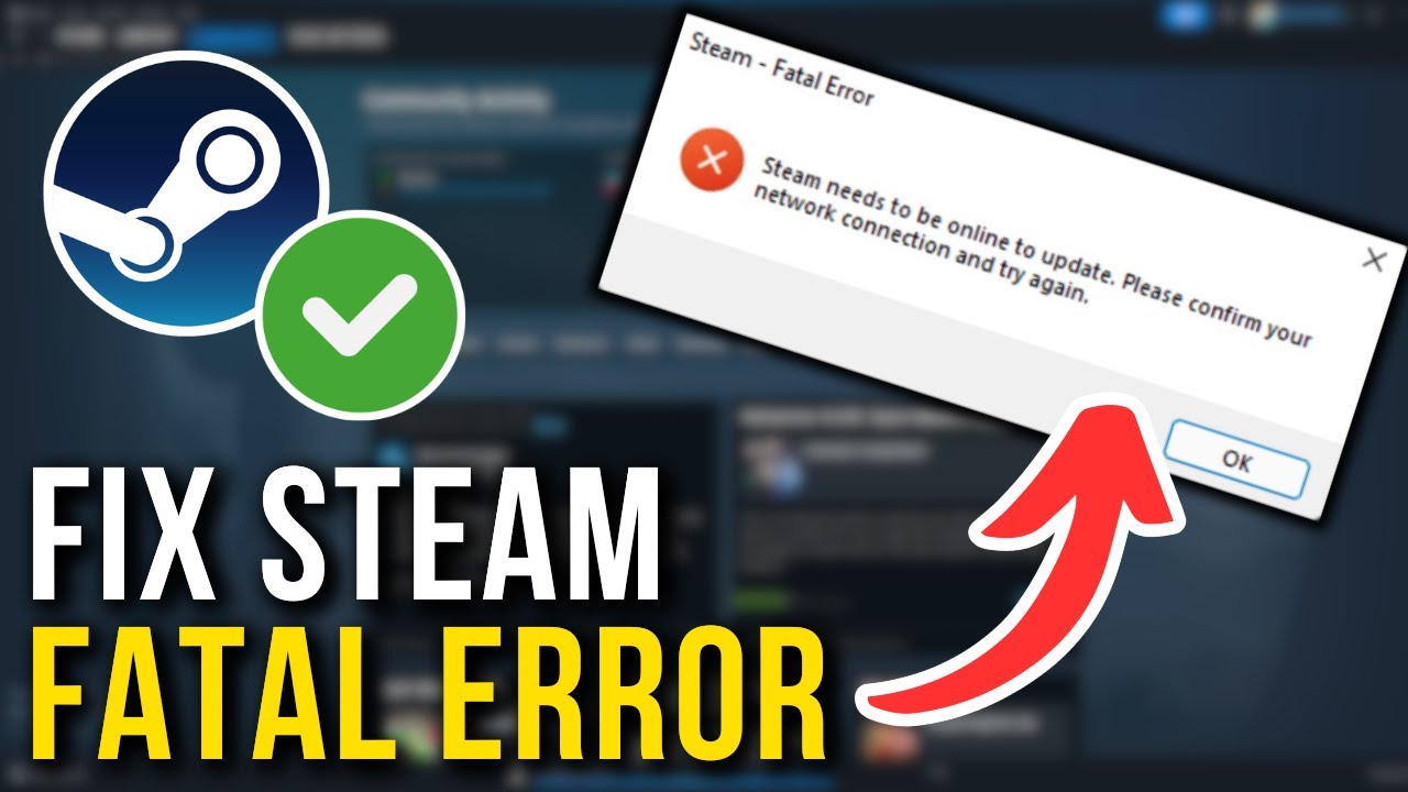 Как исправить фатальную ошибку Steam (2025) | Полное руководство