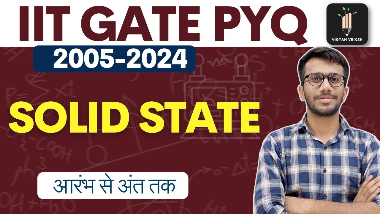 Solid State IIT GATE PYQ (2005 - 2024) A to Z