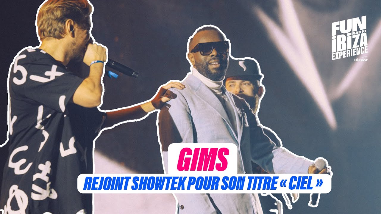 Gims rejoint Showtek sur la scène de Fun Radio Ibiza Experience pour interpréter 