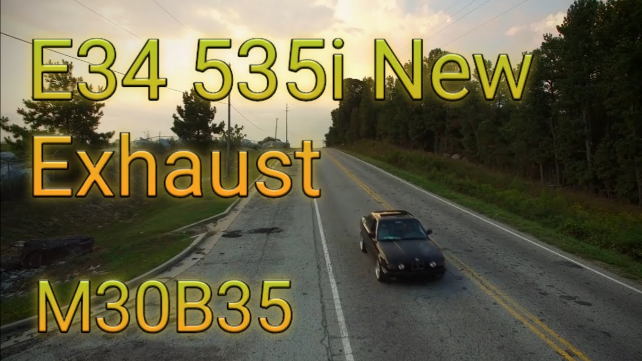 BMW E34 535i M30: Vibrant Resonator Exhaust Install