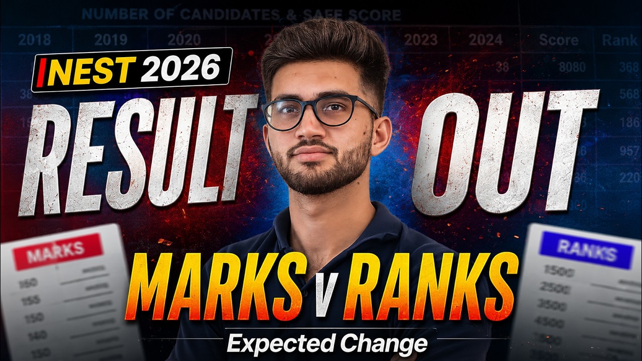 NEST 2026 Result Analysis | Expected Safe Score & Closing Rank