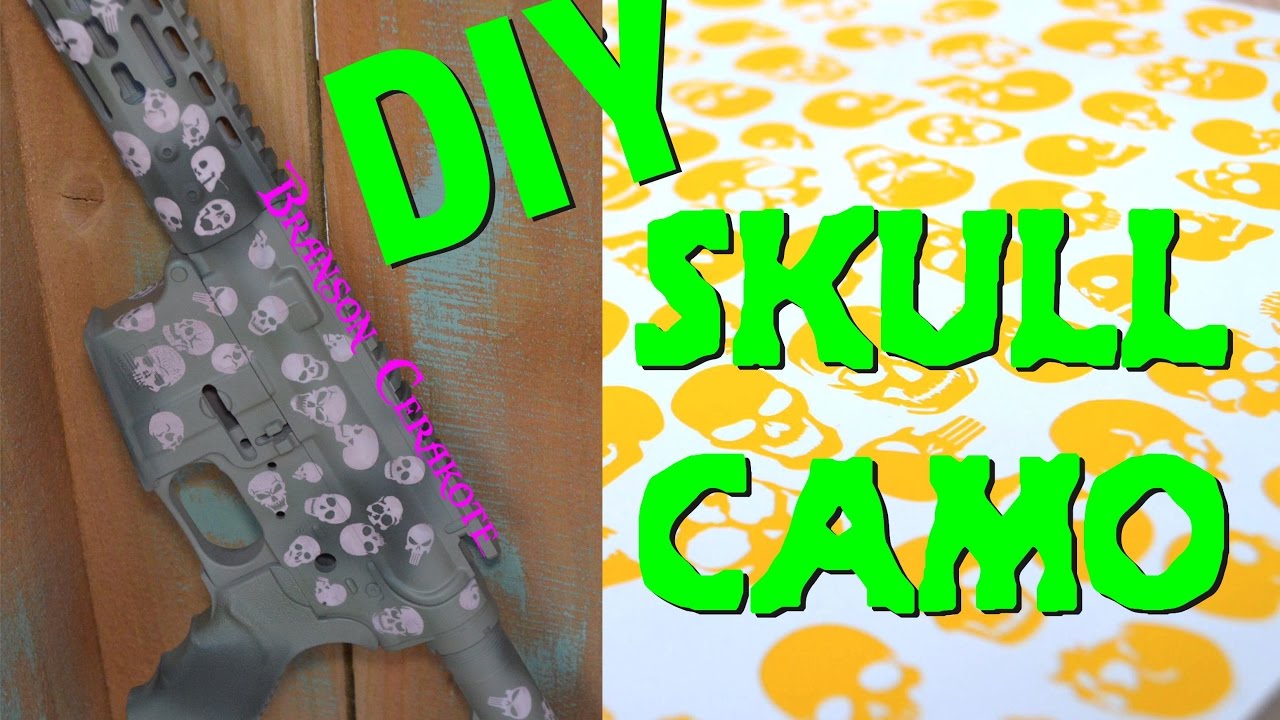 DIY Cerakote Skull Camo