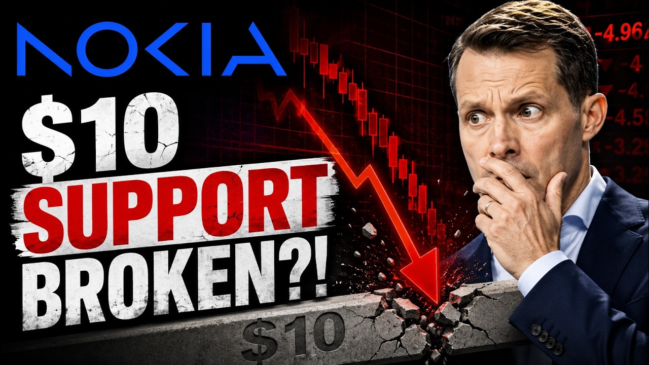 Акции Nokia РУШАТСЯ! Неужели поддержка в $10 окончательно пробита?