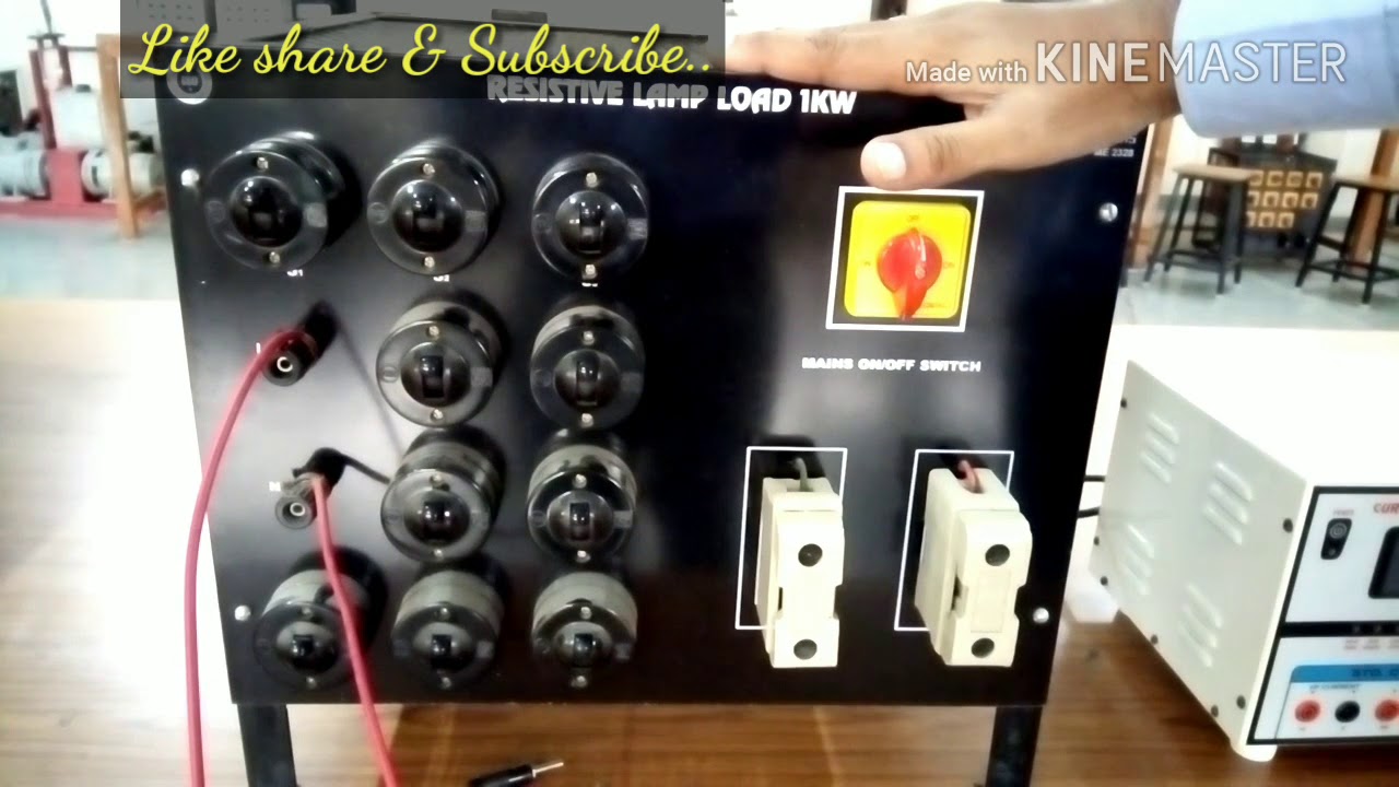 To Study the Error of Current Transformer Practical