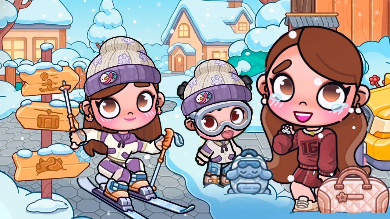Mis hijas van a CLASES DE INVIERNO *Se enojan* en Avatar World | Sol Games