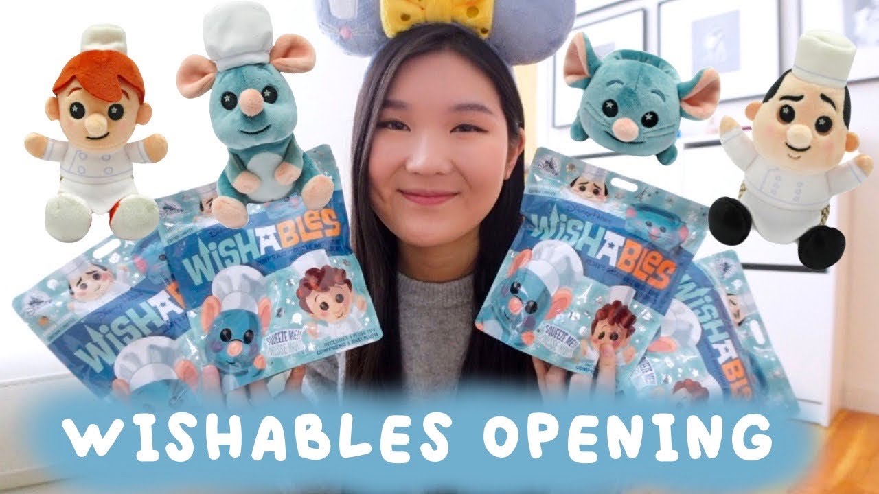 NEW! Disney Parks Wishables Remy's Ratatouille Adventure Series Blind Bag Plush Opening!