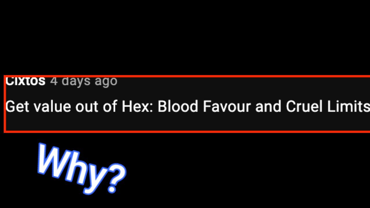 Blood Favor & Cruel Limits are LITERALLY terrible!...