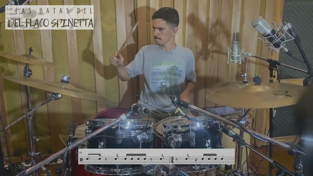 13 - Contra Todos los males de este mundo (como tocar en batería) - DRUMCOVER con partitura