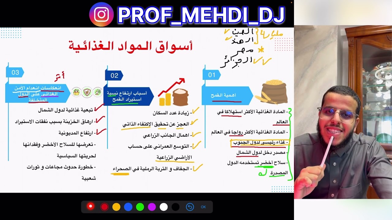 جغرافيا : الدرس الثاني - المبادلات التجارية - الجزء الثاني- مع الاستاذ مهدي