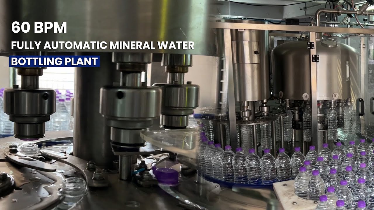 Fully Automatic Mineral Water Plant 60 BPM | Aim Technologies #business #beverageindustry