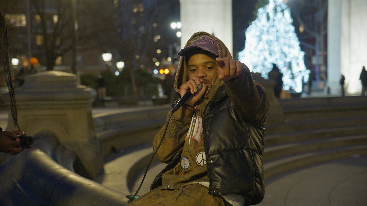 Nikon Zr 4K RED RAW DX Mode Video: Night Rapping in Washington Square Park