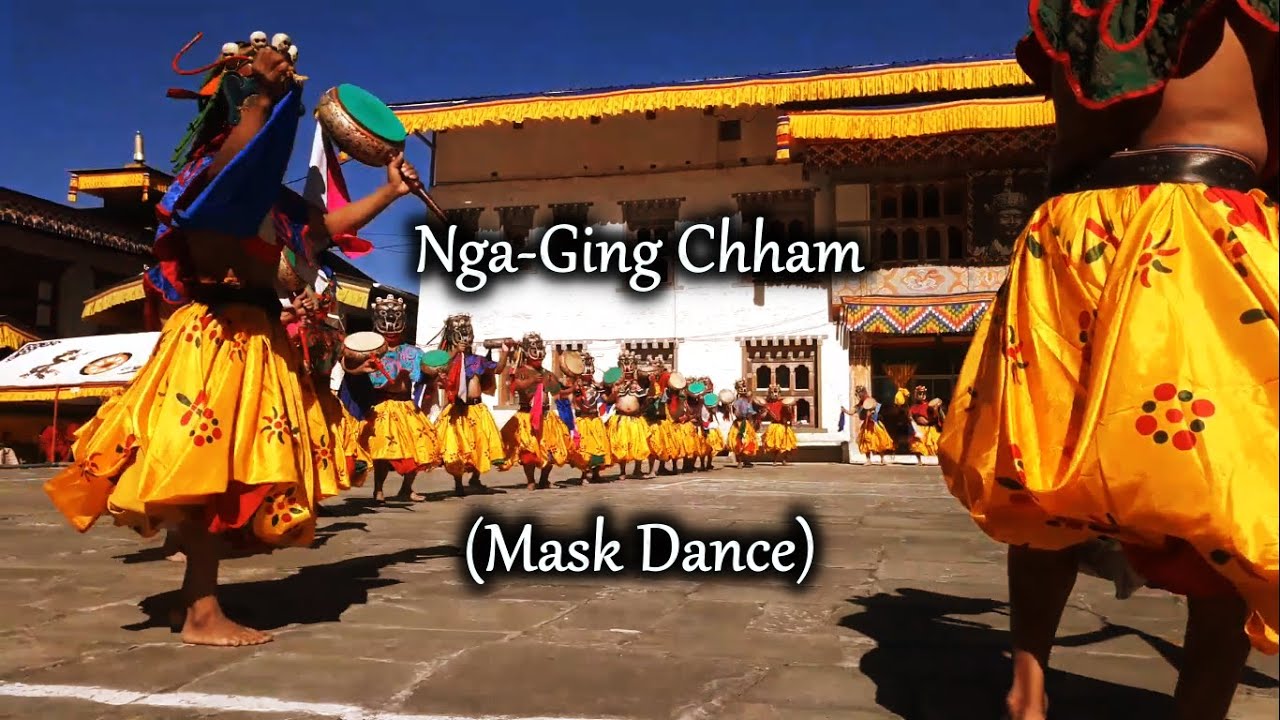 Ngaging Chham | Mask Dance in Mongar Tshechu 2022 #bhutan #Bhutanfestival