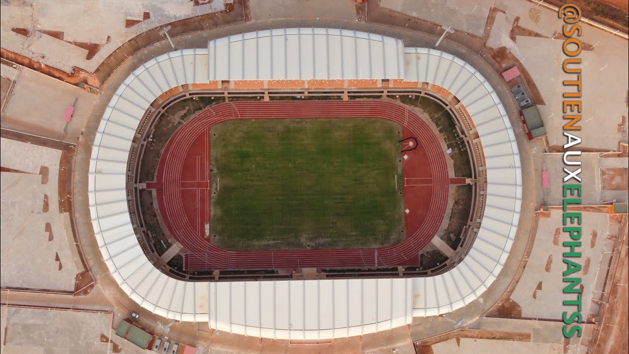 STADE AGC DE KORHOGO ⚫️⚫️ #CAN2023 #AFCON2023 #IVORYCOAST #cotedivoire