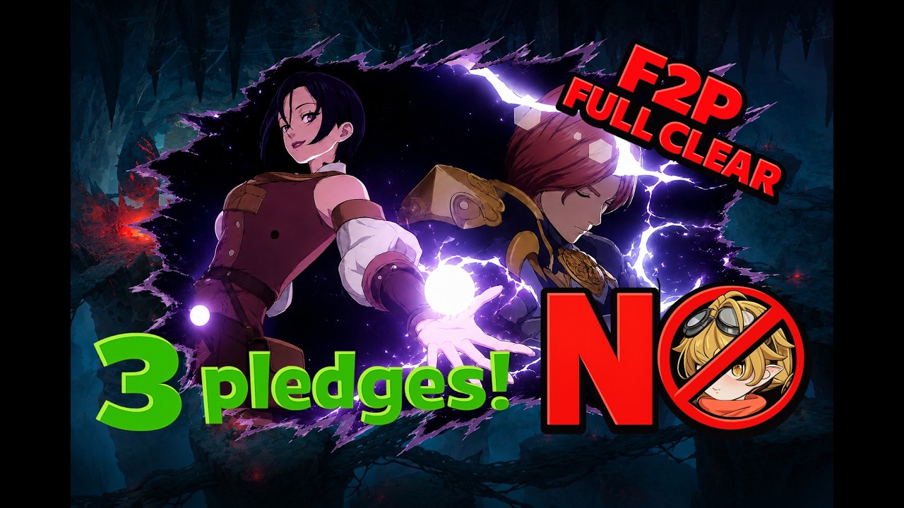 F2P Full Solo Deep Spider Nest Raid Clear! 7DS: Origin