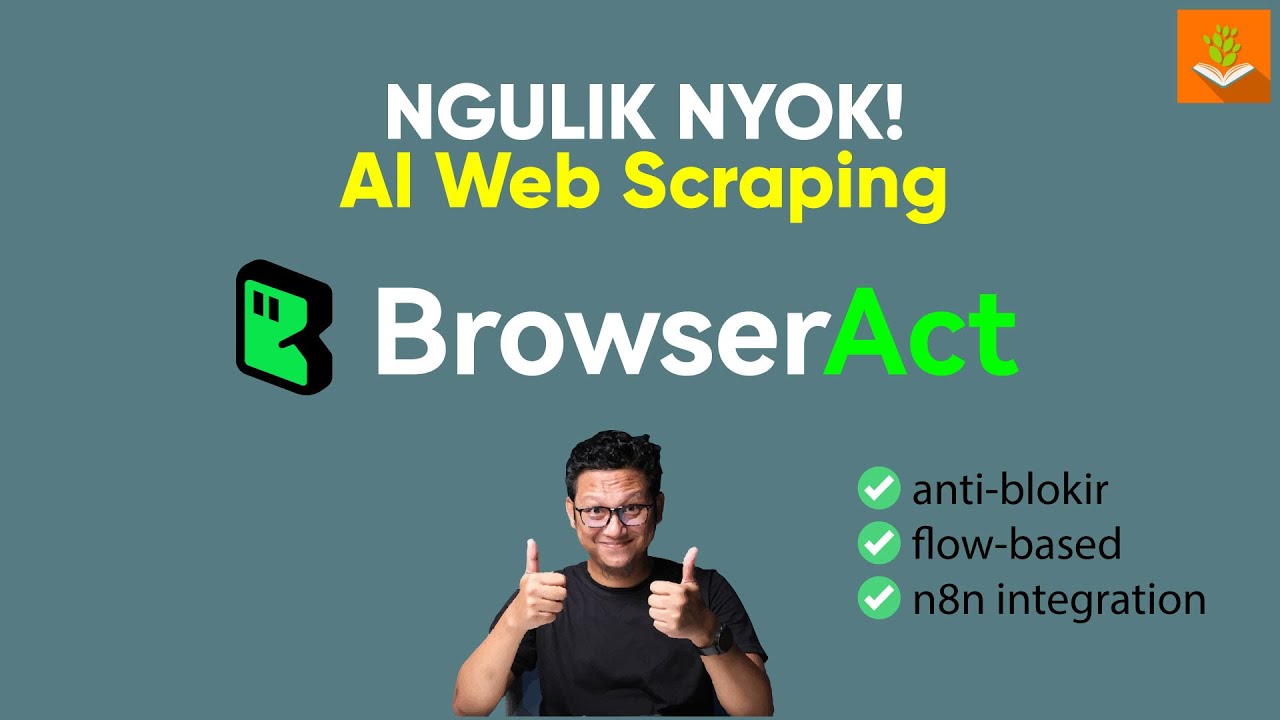 Website taunya Ini MANUSIA! Web Scraping GOKIL Anti-Blokir, BrowserAct + n8n