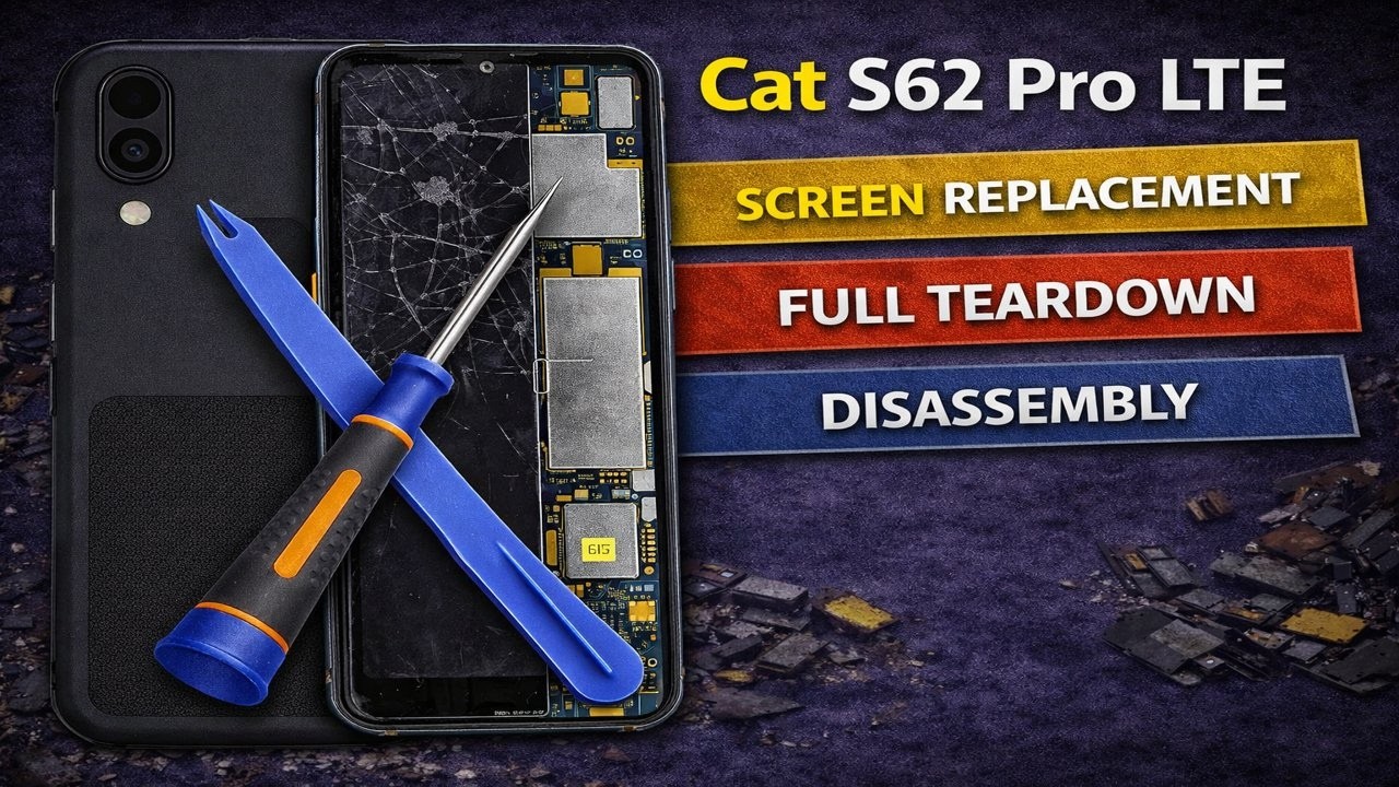 Cat S62 Pro LTE Screen Replacement | Full Teardown & Disassembly