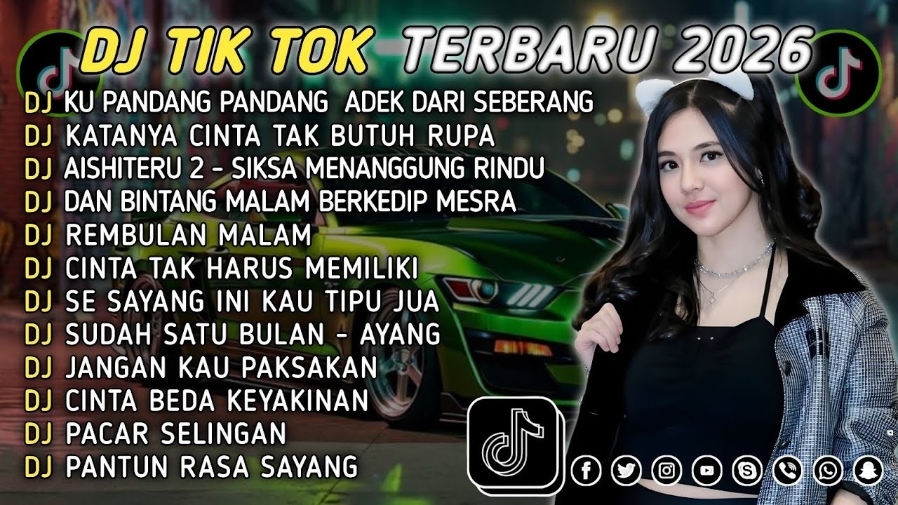 DJ TIKTOK TERBARU 2026 || DJ CINTA DARI SEBERANG 🎵 DJ KATANYA CINTA TAK BUTUH RUPA 🎵 FULL ALBUM❗❗
