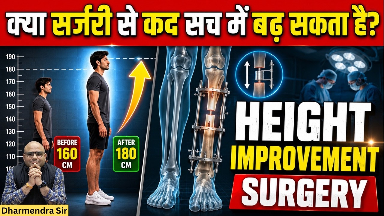 Height Improvement Surgery by Dharmendra Sir #scienceandtechnology #gyrussulcus #biology #upsc