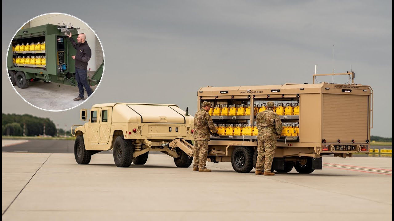S4GA Military Trailer: A Benchmark of Mobile Airfield Lighting System