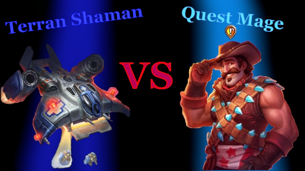 Terran Shaman vs Quest Mage | Hearthstone